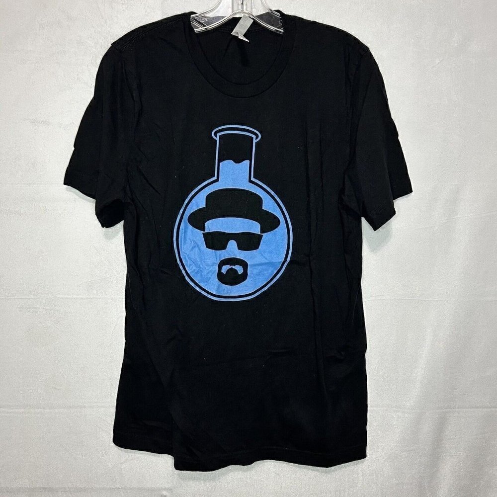 Breaking Bad Men's T-Shirt Crew Neck Short-Sleeve Graphic Black Size L